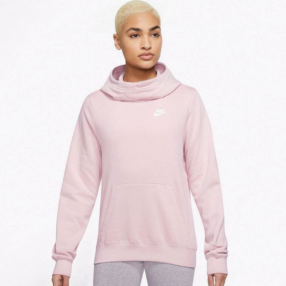 Nike Tops - Nike Funnel Neck Fleece Lined Hoodie Size L NWT